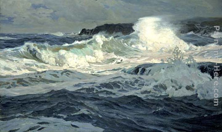 Frederick Judd Waugh Southwesterly Gale, St. Ives